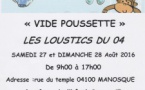 Vide poussette Les Loustics du 04