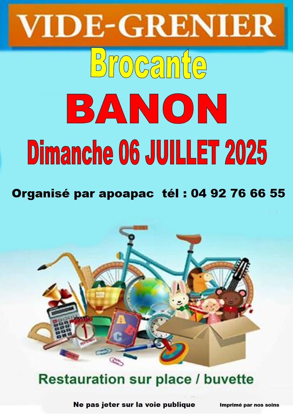 Brocante vide grenier 
