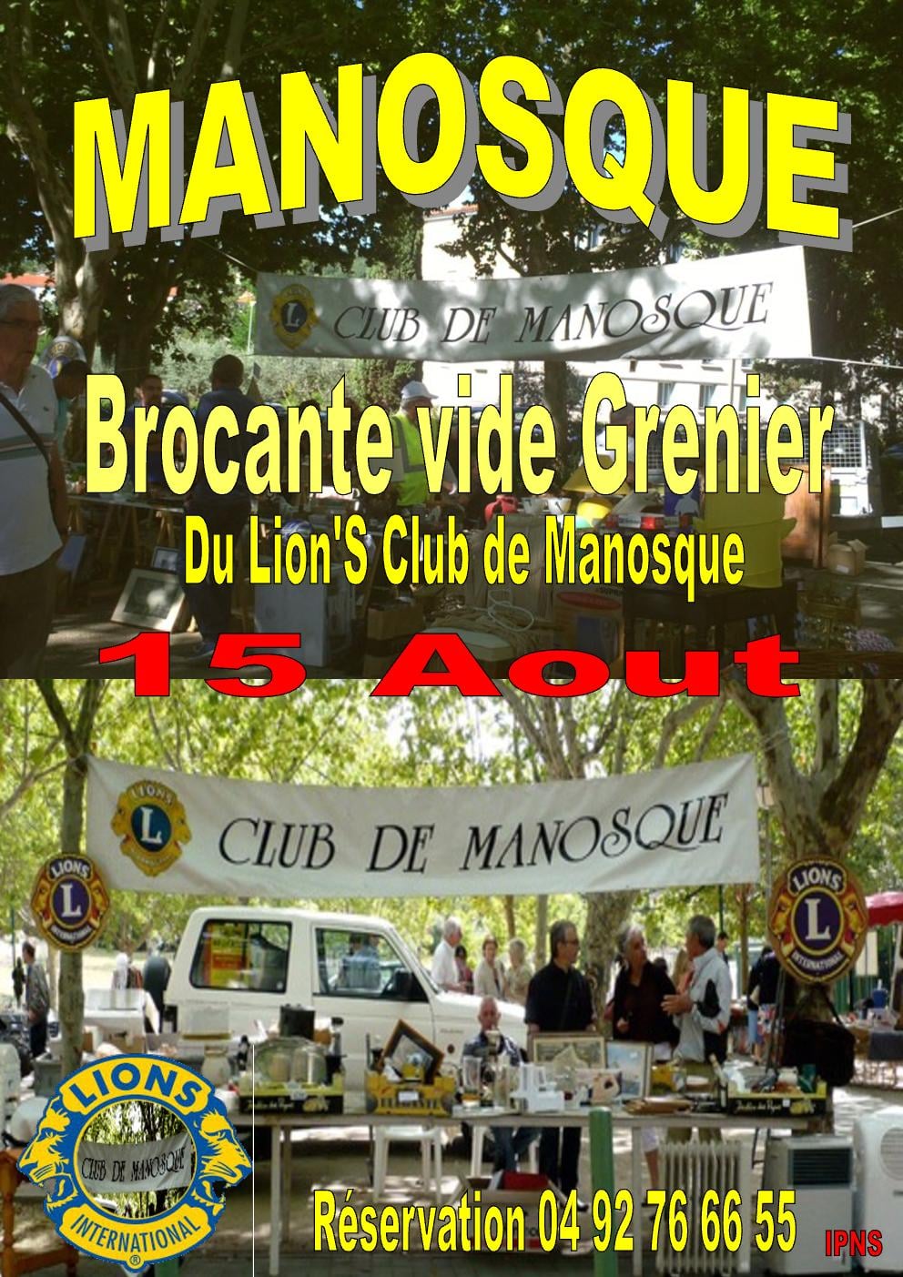 Brocante vide grenier du lions club 