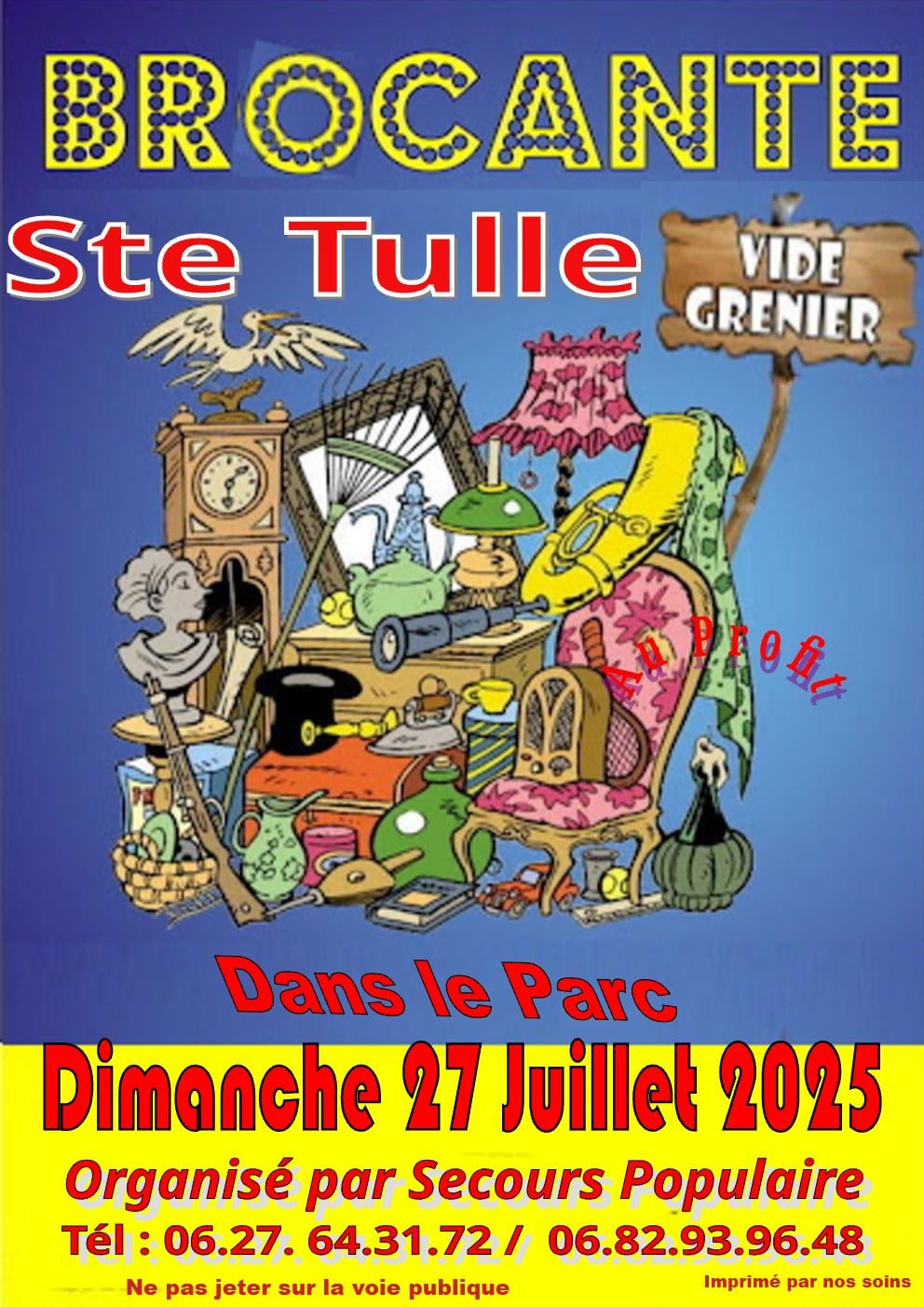 St tulle grand vide grenier brocante vide dressing 