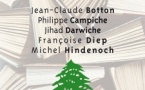 "Soutenir la culture au Liban", soirée contes avec Jean-Claude Botton, Philippe Campiche, Jihad Darwiche, Françoise Diep et Michel Hindenoch "Soutenir la culture au Liban", soirée contes avec Jean-Claude Botton, Philippe Campiche, Jihad Darwiche, Françoise Diep et Michel Hindenoch