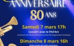 CONCERTS ANNIVERSAIRE 80 ANS