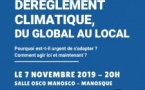 Le dérèglement climatique du global au local