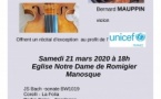 RECITAL DE CLAVECIN ET VIOLON au profit de l'UNICEF