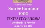 Soirée humour 1900 Soirée humour 1900