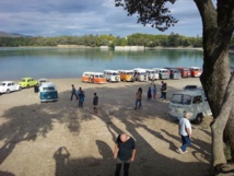 Un rassemblement d'anciennes Volkswagen
