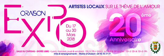 Les artistes locaux à l'honneur à Oraison Les artistes locaux à l'honneur à Oraison