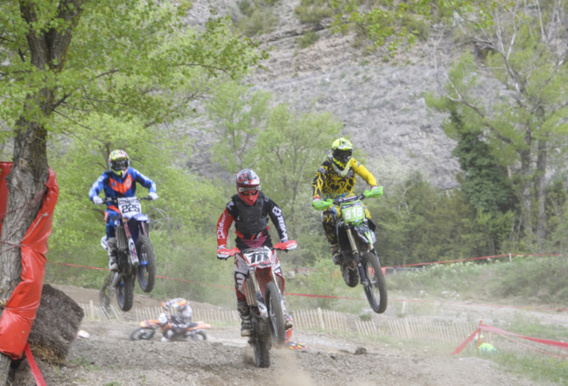 Compétition de moto-cross de la Calade