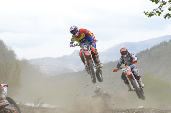 Compétition de moto-cross de la Calade