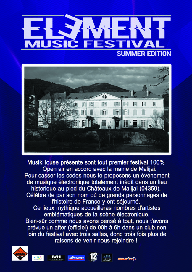 ELEMENT MUSIC FESTIVAL ELEMENT MUSIC FESTIVAL