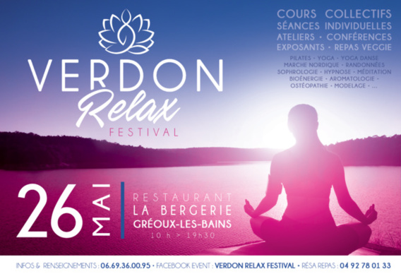 VERDON RELAX FESTIVAL à Gréoux VERDON RELAX FESTIVAL à Gréoux