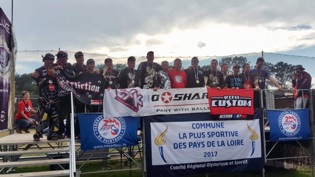 Les manosquins d’EXK Paintball champions de France