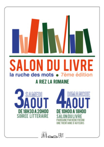 [EVENEMENT] "LA RUCHE DES MOTS" - 7eme Salon du livre a Riez