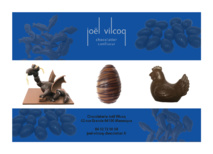Pâques se prépare chez joël Vilcoq  chocolatier!