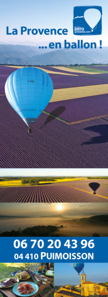 Vister la Provence en ballon cela vous tente ?