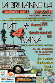C'est ce week-end à la Brillanne: Flat 4 mania, rassemblement vw et voitures anciennes C'est ce week-end à la Brillanne: Flat 4 mania, rassemblement vw et voitures anciennes