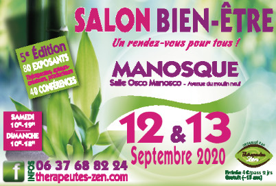 Passez un week-end "Bien-être" les 12 & 13 Septembre à Manosque Passez un week-end "Bien-être" les 12 & 13 Septembre à Manosque
