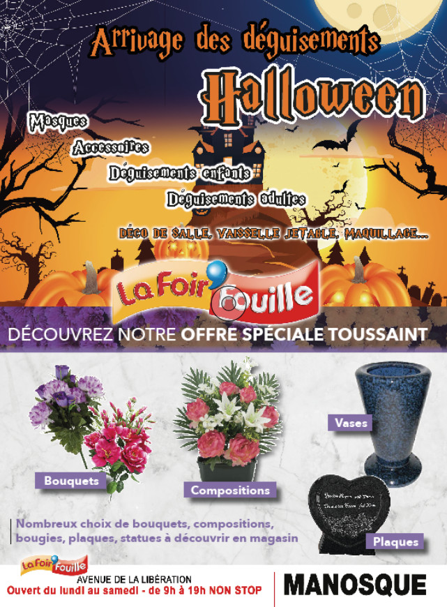 [Tradition]  La Foir'Fouille pense à tout pour Halloween et la Toussaint
