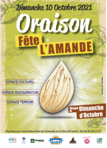 [Fête de l'Amande] Oraison fête l'amande ce dimanche 10 octobre