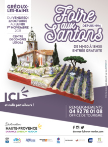 [Foire au Santons] Ca commence le vendredi 22 octobre à Gréoux !