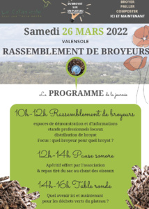 « Du broyat sur un plateau » le nouveau projet du Colibricole !  🐌🌱