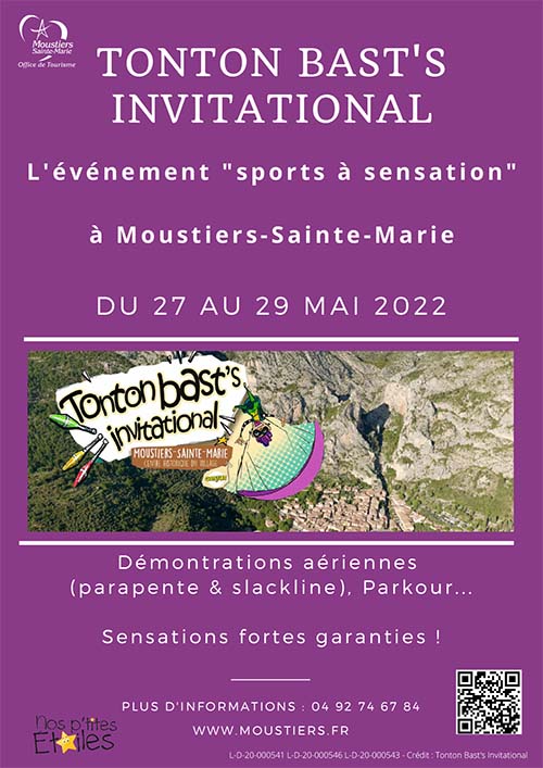 TONTON BAST’S  INVITATIONAL SENSATIONS FORTES GARANTIES DU 27 AU 29 mai !