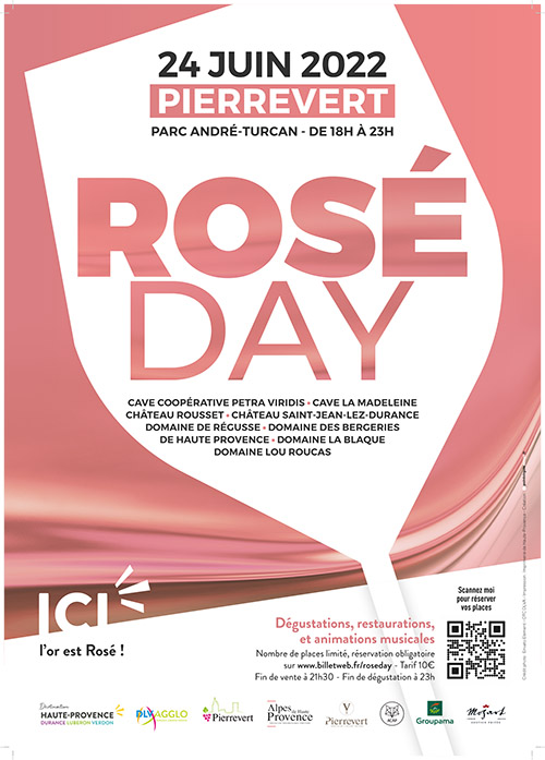 RETOUR TRÉS ATTENDU DU ROSÉ DAY LE 24 JUIN A PIERREVERT ! RETOUR TRÉS ATTENDU DU ROSÉ DAY LE 24 JUIN A PIERREVERT !