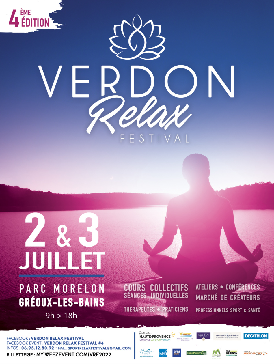 4eme VERDON RELAX FESTIVAL : UN WEEK-END RELAX LES 2 ET 3 JUILLET