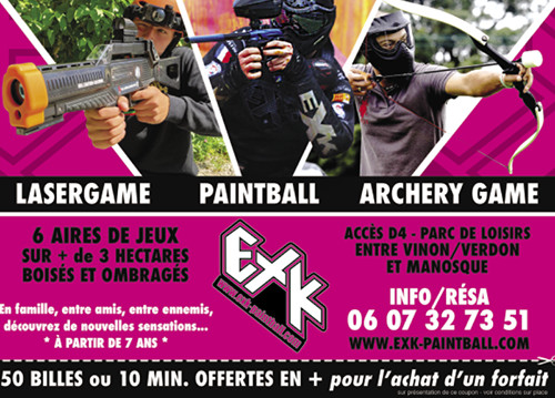 [PUBLI REPORTAGE] CHEZ EXK PAINTBALL : DÉTENTE, SENSATIONS FORTES  et rigolades garanties