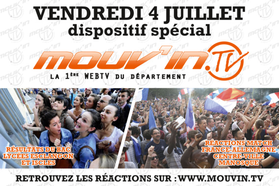 DISPOSITIF SPÉCIAL VENDREDI 4 JUILLET DISPOSITIF SPÉCIAL VENDREDI 4 JUILLET