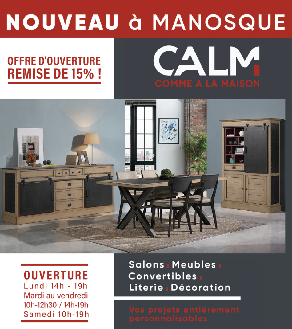 COMME À LA MAISON : L'AMEUBLEMENT TENDANCE À MANOSQUE !