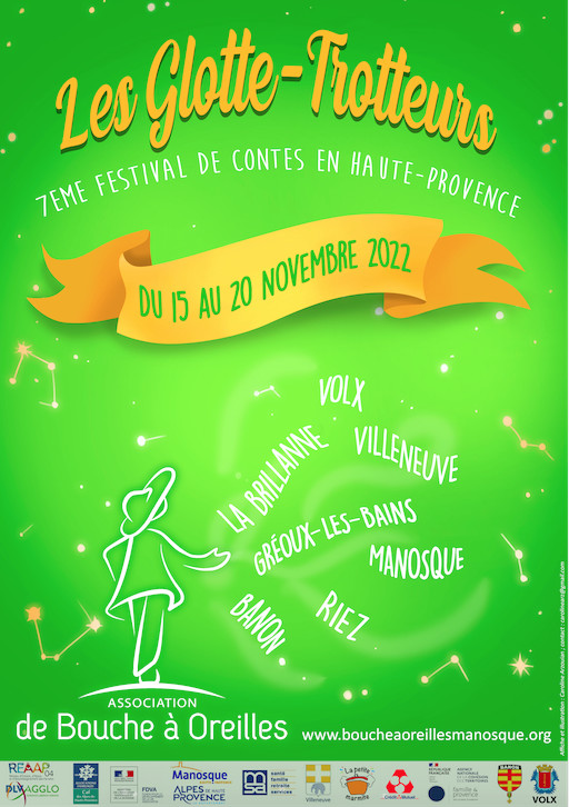 LES GLOTTE-TROTTEURS FESTIVAL DES CONTES DU 15 AU 20 NOVEMBRE