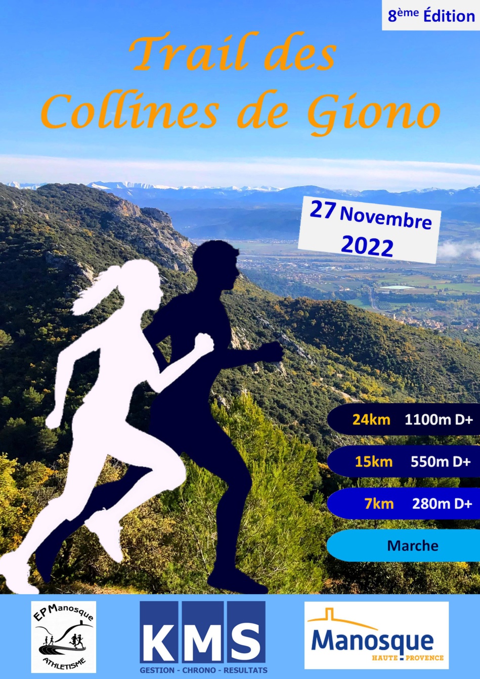 PRÊT POUR LE TRAIL DES COLLINES DE GIONO ?  C'EST LE 27 NOVEMBRE !