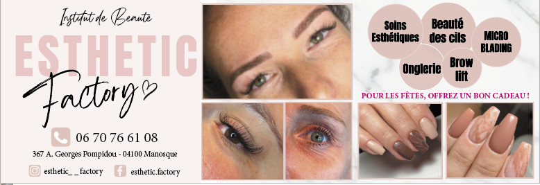 Esthetic Factory : ongles, cils, sourcils, soins du visage... prenez soin de vous ! Esthetic Factory : ongles, cils, sourcils, soins du visage... prenez soin de vous !