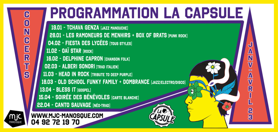 UN DÉBUT D’ANNÉE  ROCK’N ROLL  À LA CAPSULE !