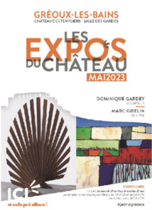 2 artistes pour les Expos du Château du 28 avril au 21 mai 2023