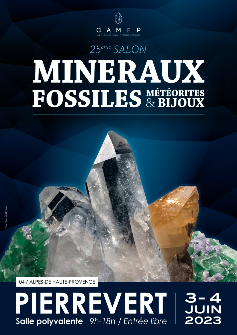 25e salon des Minéraux, Fossiles et Bijoux les 3 et 4 juin à Pierrevert