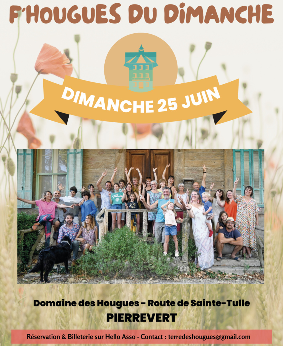 TERRE DES HOUGUES LANCE SON PREMIER ÉVÉNEMENT CULTUREL : F’HOUGUES DU DIMANCHE