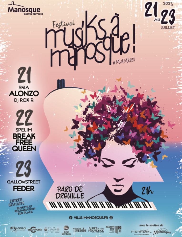 Concerts, marchés nocturnes, théâtre, ciné en plein air...  l’été se passe à Manosque ! Concerts, marchés nocturnes, théâtre, ciné en plein air...  l’été se passe à Manosque !