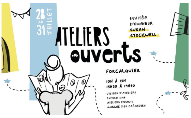 Festival « Ateliers Ouverts » de Forcalquier du 28 au 31 juillet 2023