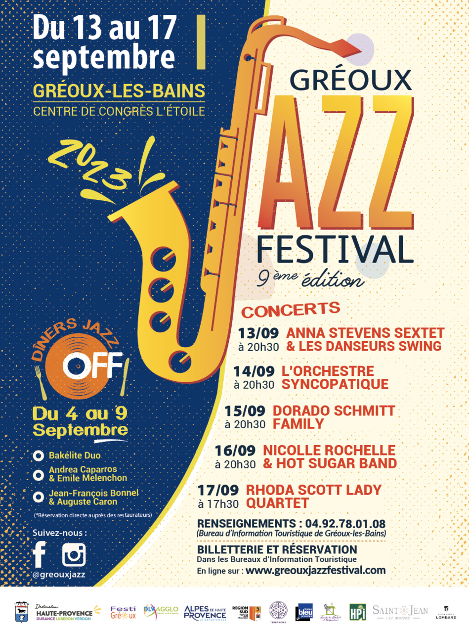 La 9é édition du Gréoux Jazz Festival fait la part belle  au jazz féminin....