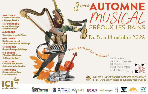 Automne musical 8e édition du 5 au 14 octobre 2023 des émotions à partager !