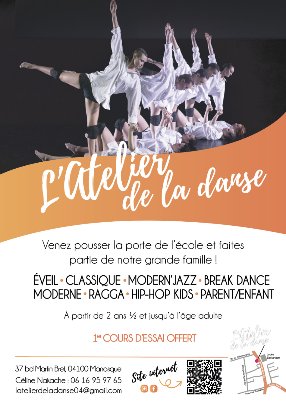 L’ATELIER DE LA DANSE :  LA NOUVELLE SAISON EST LANCEE !