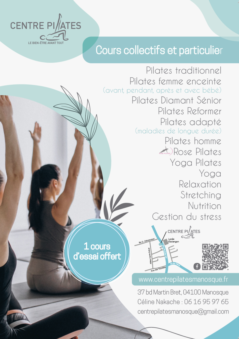 I LOVE PILATES ! VOTRE CENTRE PILATES À DEUX PAS DE CHEZ VOUS LE RENDEZ-VOUS BIEN-ÊTRE !