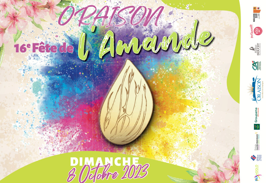 L’amande en fête pour la 16e année : Le dimanche 8 octobre 2023 à Oraison L’amande en fête pour la 16e année : Le dimanche 8 octobre 2023 à Oraison