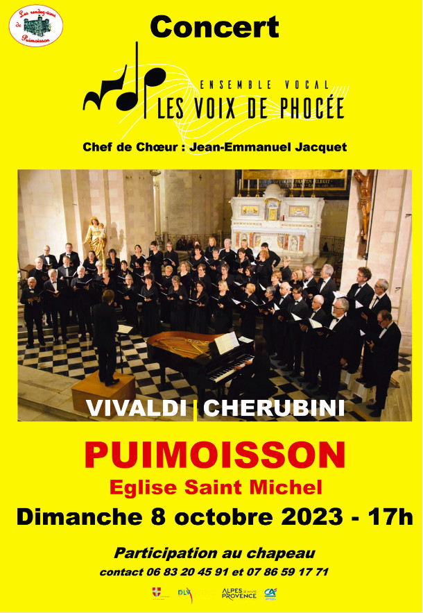 8 OCTOBRE ET 5 NOVEMBRE,  2 CONCERTS AVEC UN POINT COMMUN : LE CHEF DE CHŒUR !