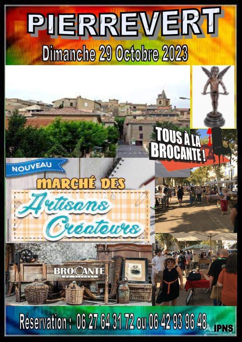 Grande foire annuelle  le dimanche 29 octobre 2023 à Pierrevert