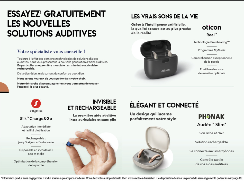 Avec Audition Conseil à Manosque, entendez mieux et retrouvez le sourire ! Avec Audition Conseil à Manosque, entendez mieux et retrouvez le sourire !