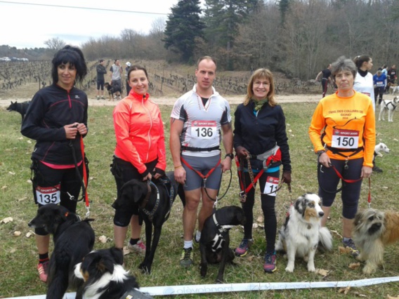 1er Canicross des collines du pays manosquin.