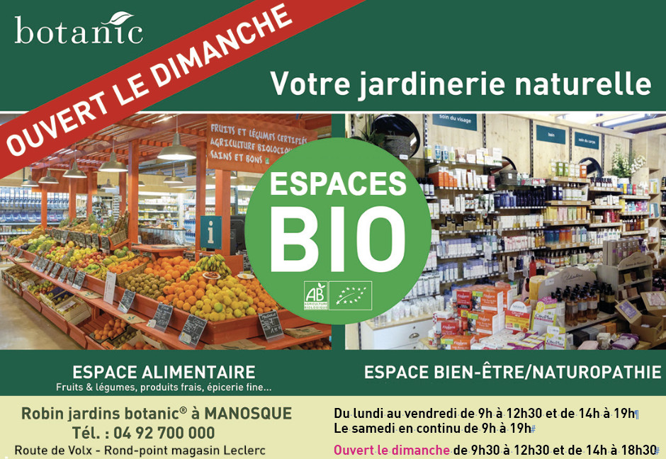 Partagez les secrets de noël chez Botanic Manosque !